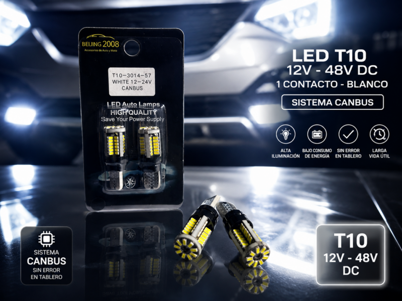 t10 ultra brillo 12-24v