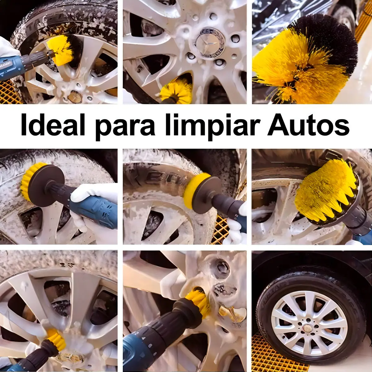 Set de 20 Piezas Cepillos de Limpieza para Taladro - Imagen 2