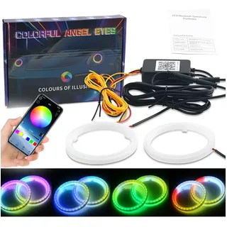 Areola LED RGB para Modificación de Faros – Control por App |