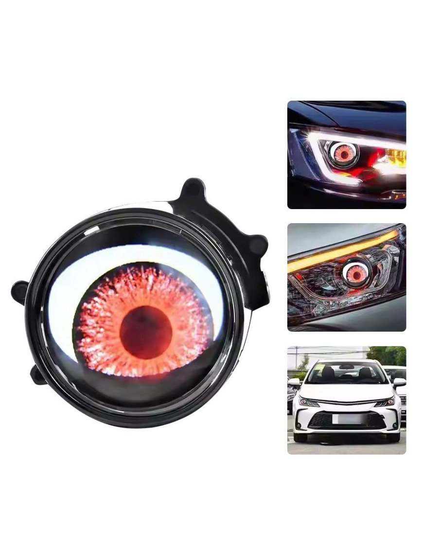Neblineros LED Dinámicos Ojos de Demonio 6 Modos para Auto - Imagen 2