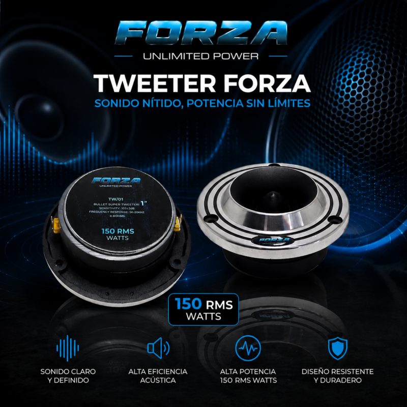 Tweeter Forza TW01 1" – 150W RMS