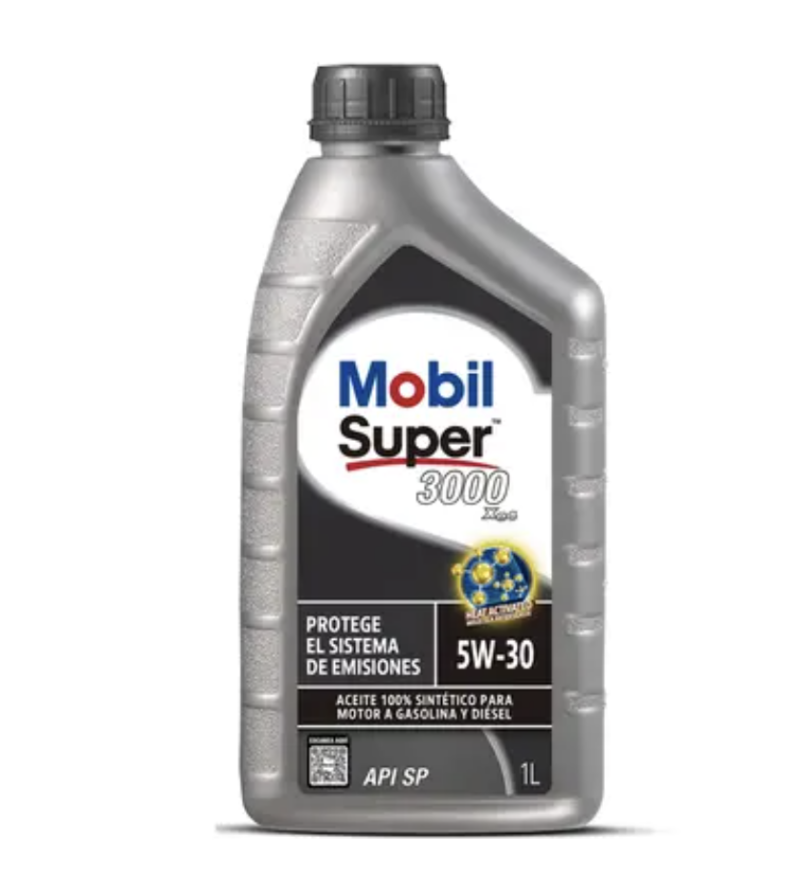 Aceite de Motor MOBIL 5W30 Super 3000 XE4 Sintético SP 1L
