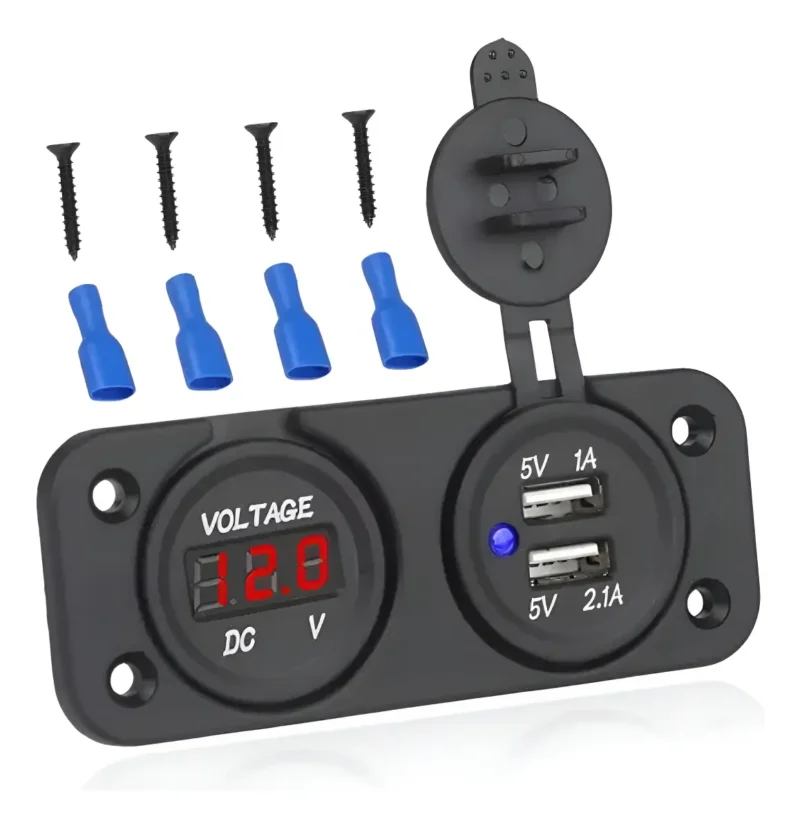 panel de cargador usb